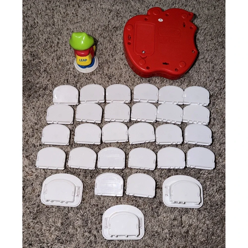 LeapFrog Tad's Fridge Phonics Magnetic Letter Set Complete ABC's Me Best Mom Dad
